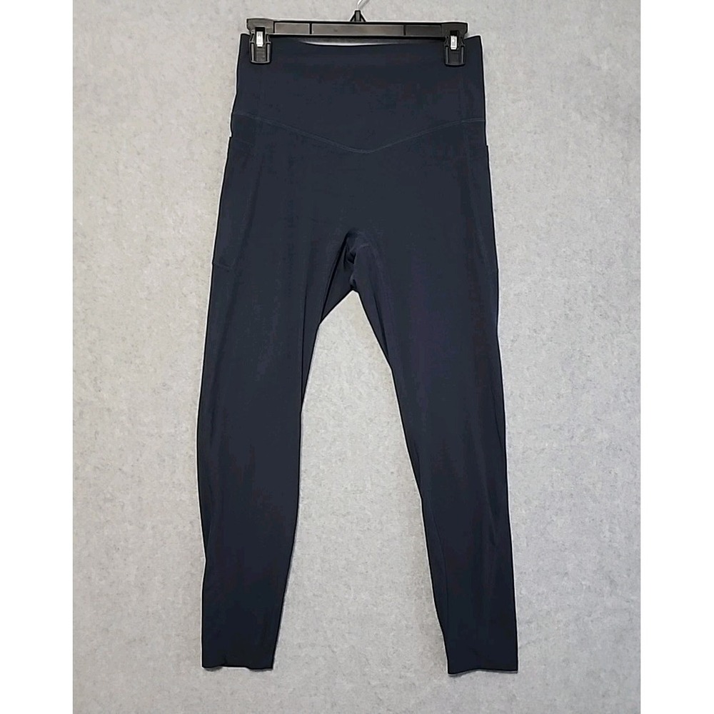 Halara Softly Zero Crossover Pocket Plain Leggings UPF50+ Blue M (7/8)